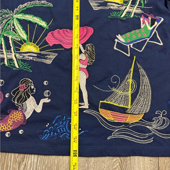 Johnny was  Graphic T-Shirt with Colorful Embroidery - Picture 6 of 12